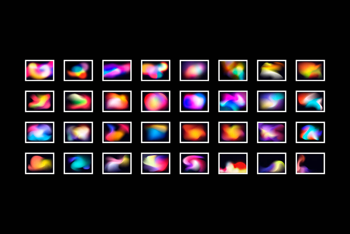 Fluid Gradient Background Textures Bundle 38