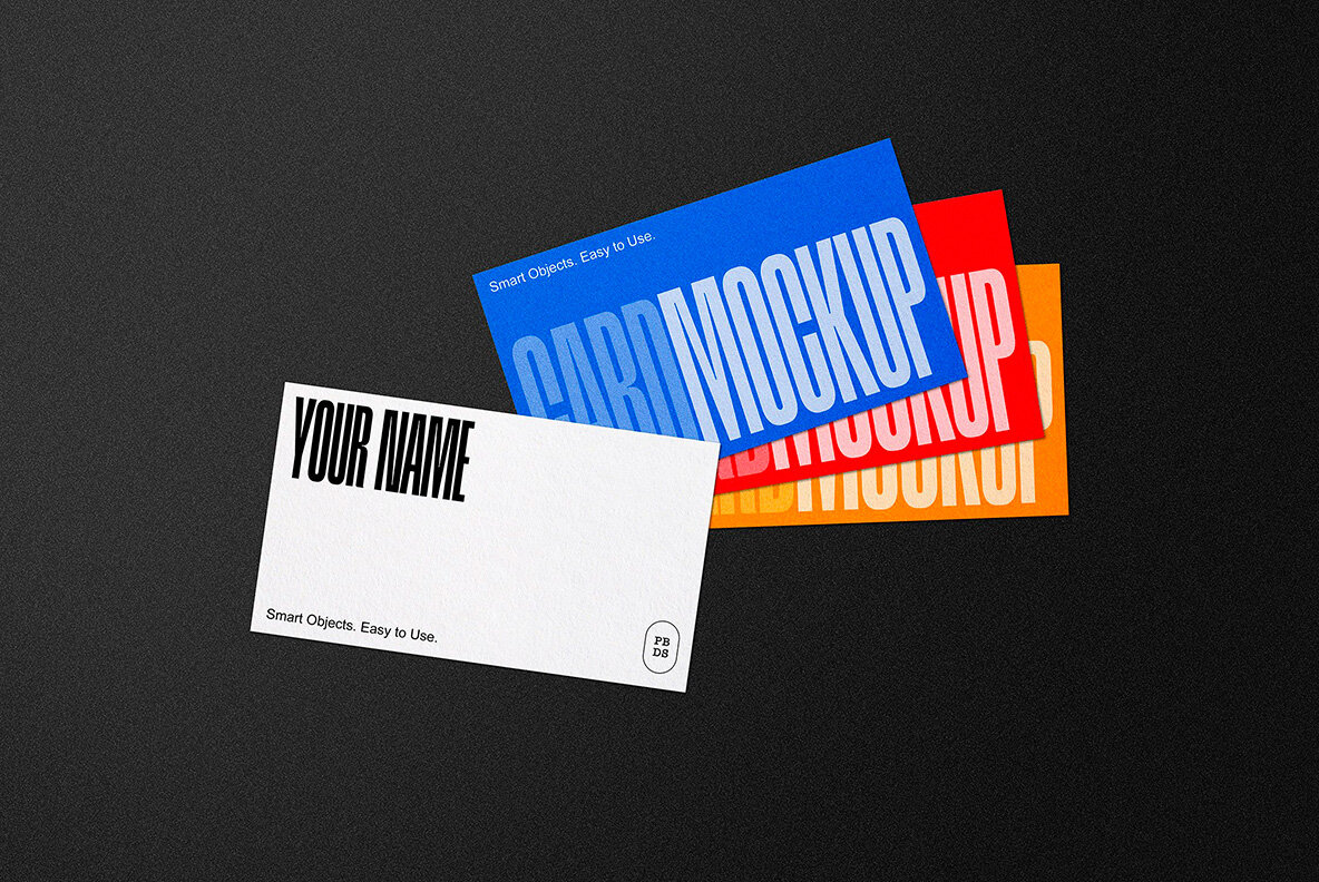 Business Cards Mockup Bundle 4