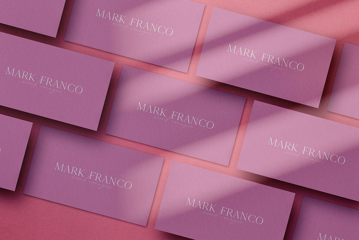 Business Cards Mockup Bundle 11