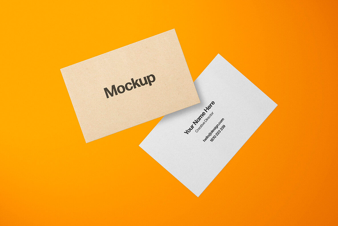 Business Cards Mockup Bundle 12