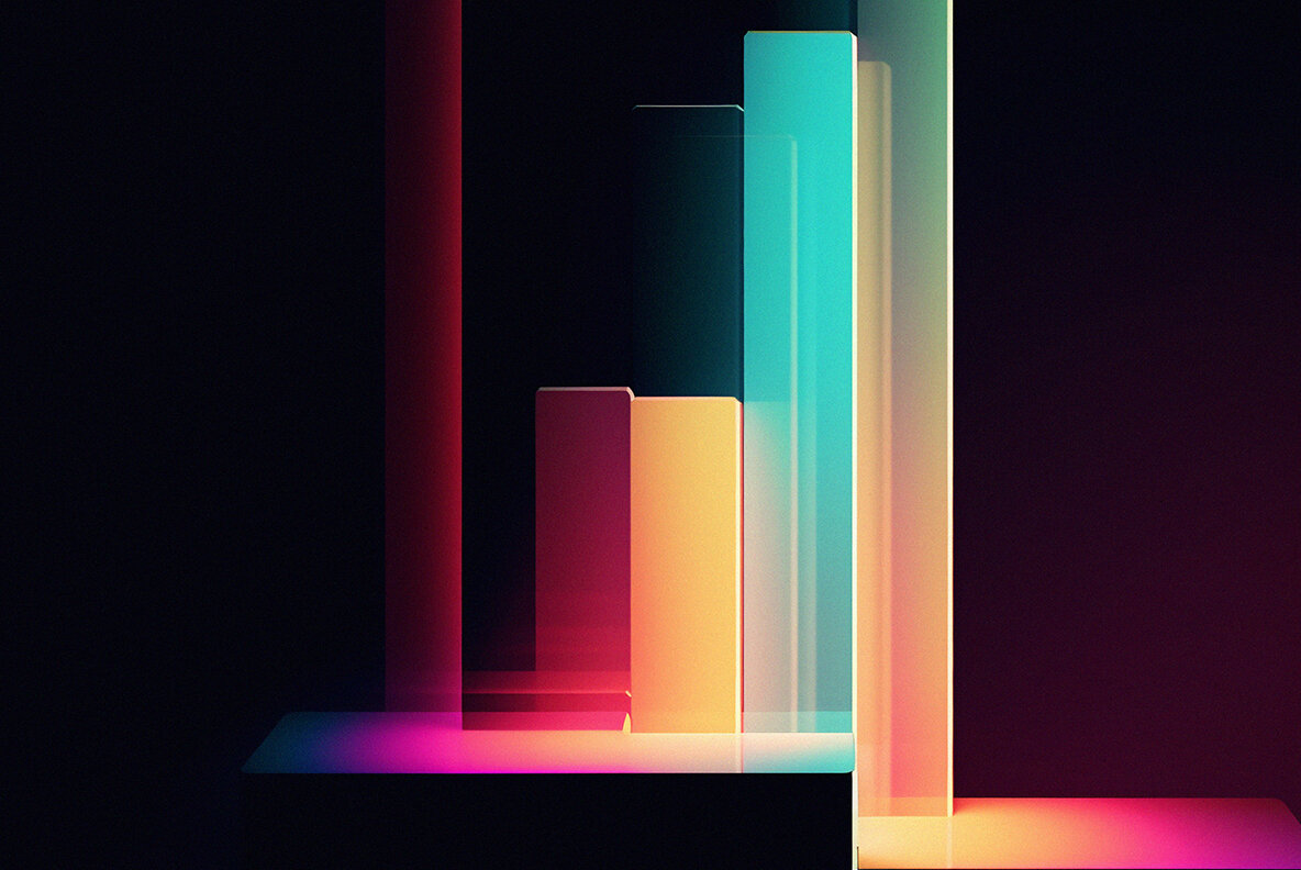 Chromatic Glass Abstract Backgrounds 4