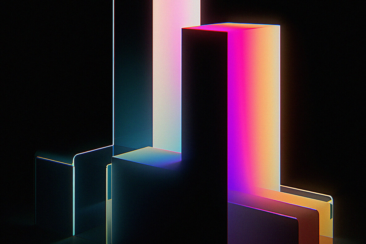 Chromatic Glass Abstract Backgrounds 5