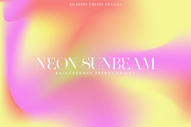Neon Sunbeam Gradient Background