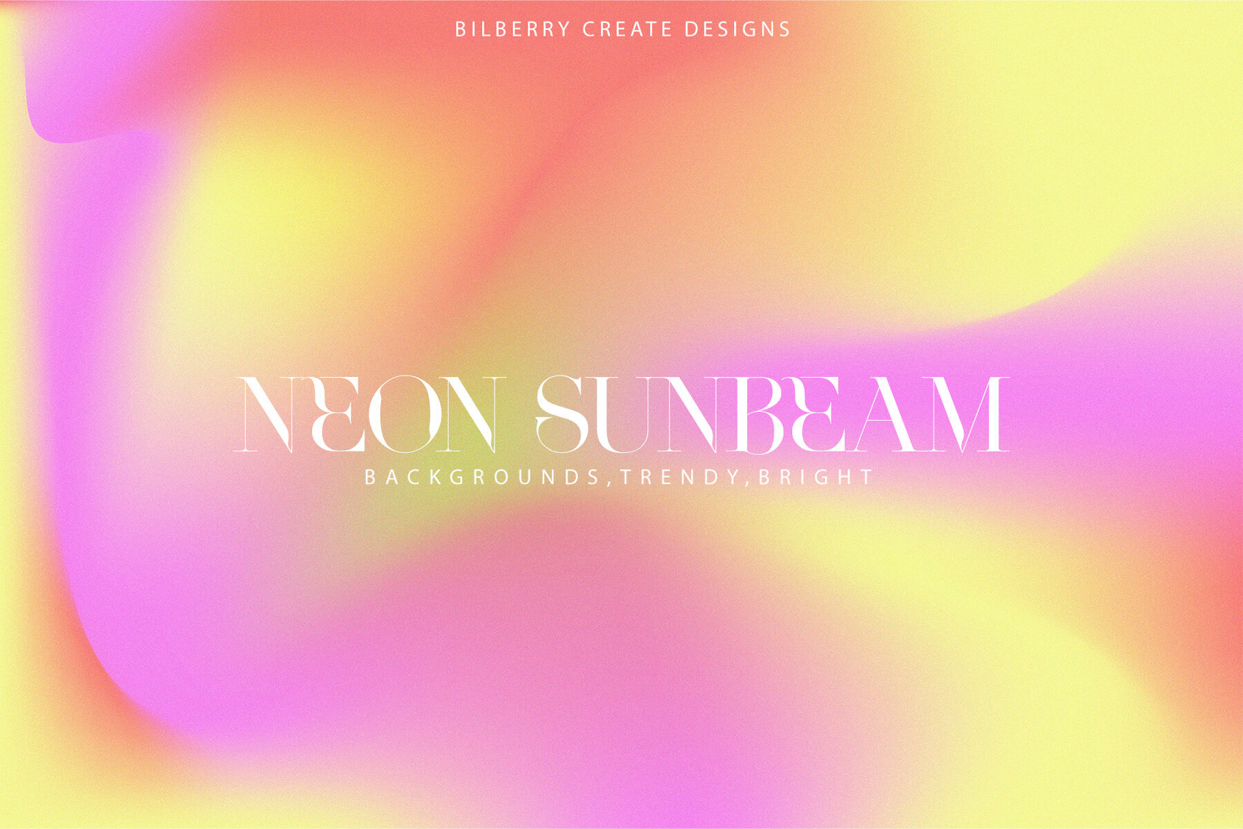 Neon Sunbeam Gradient Background 1