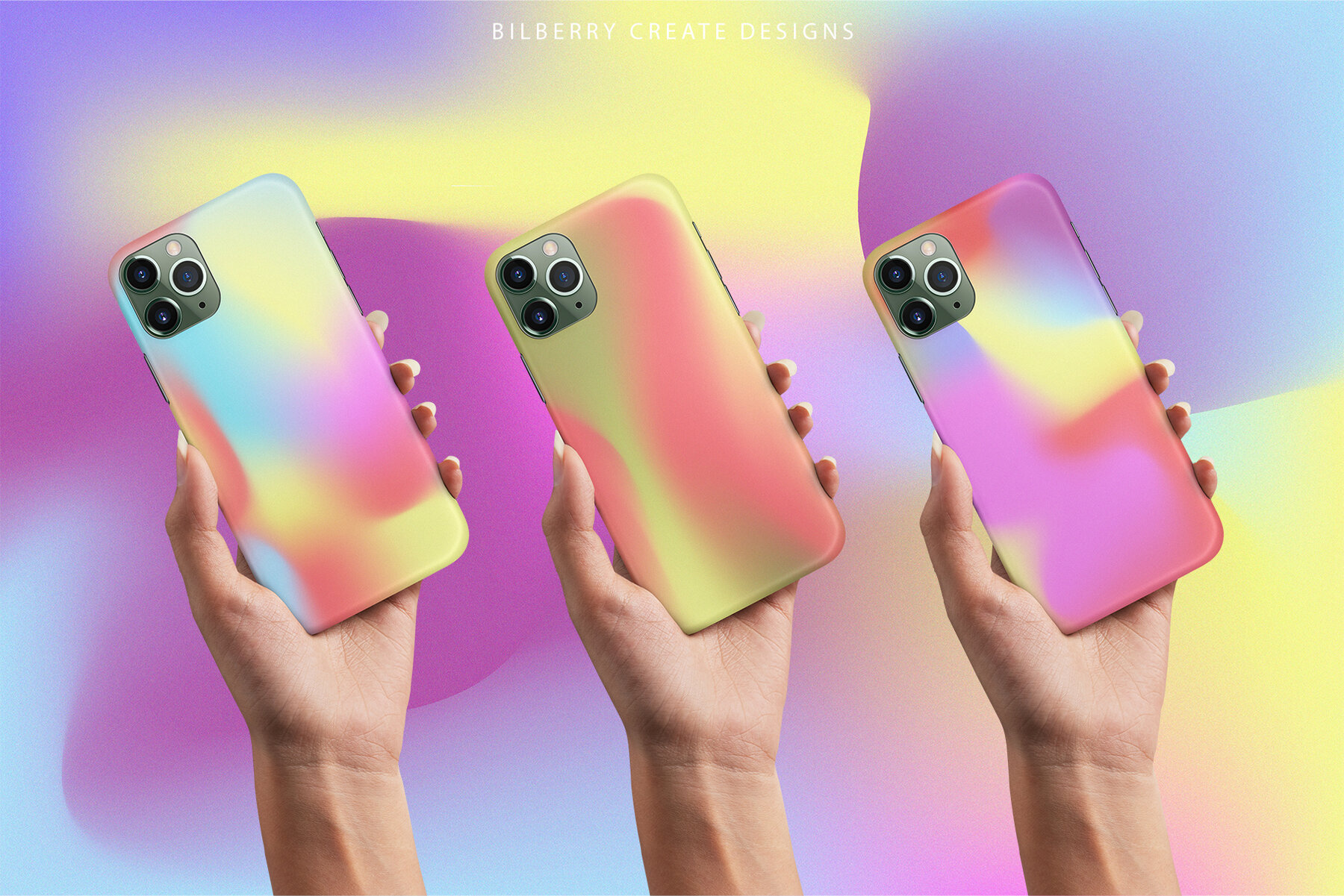 Neon Sunbeam Gradient Background 8