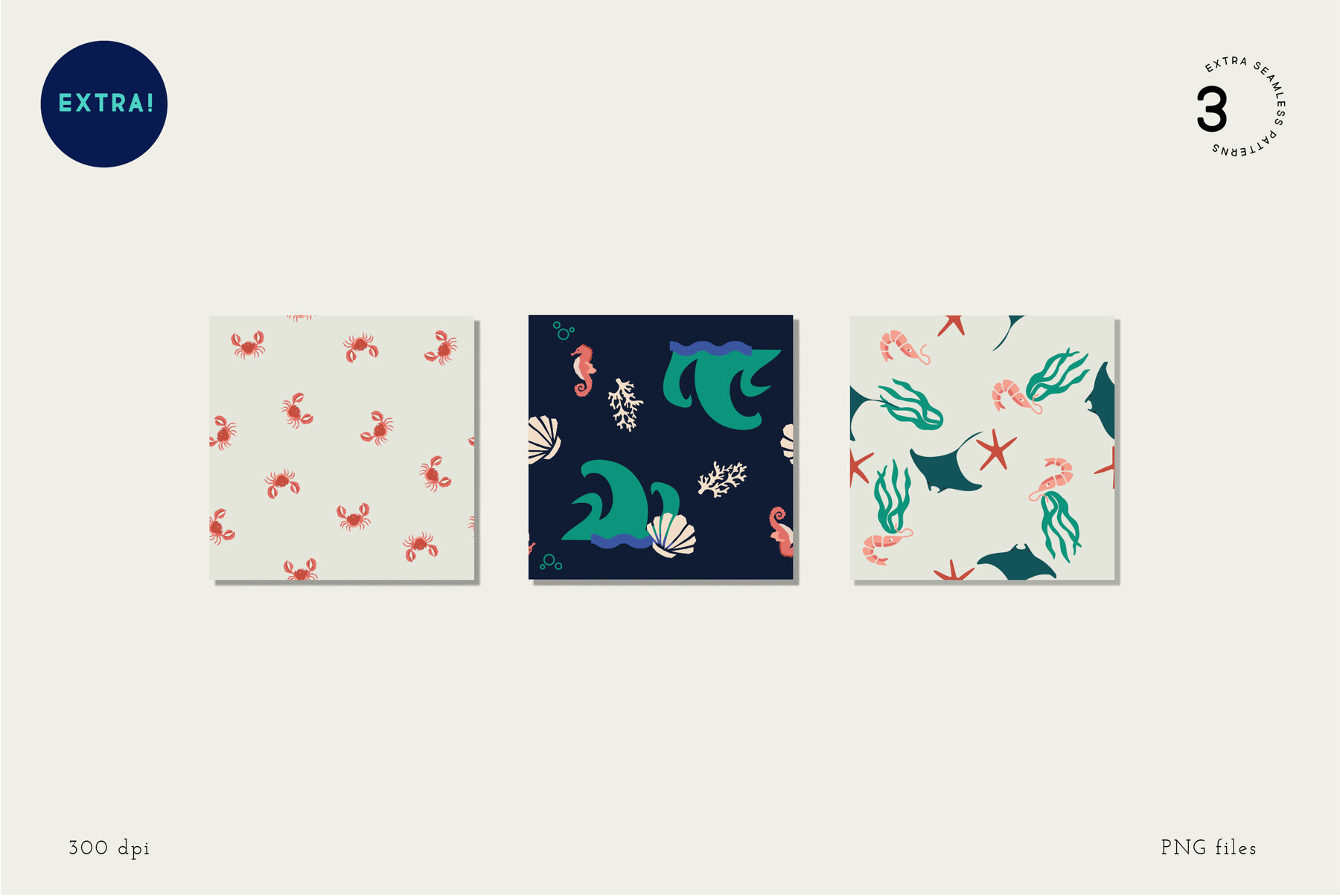 Ocean Deep Abstract Shapes   Illustrations 10