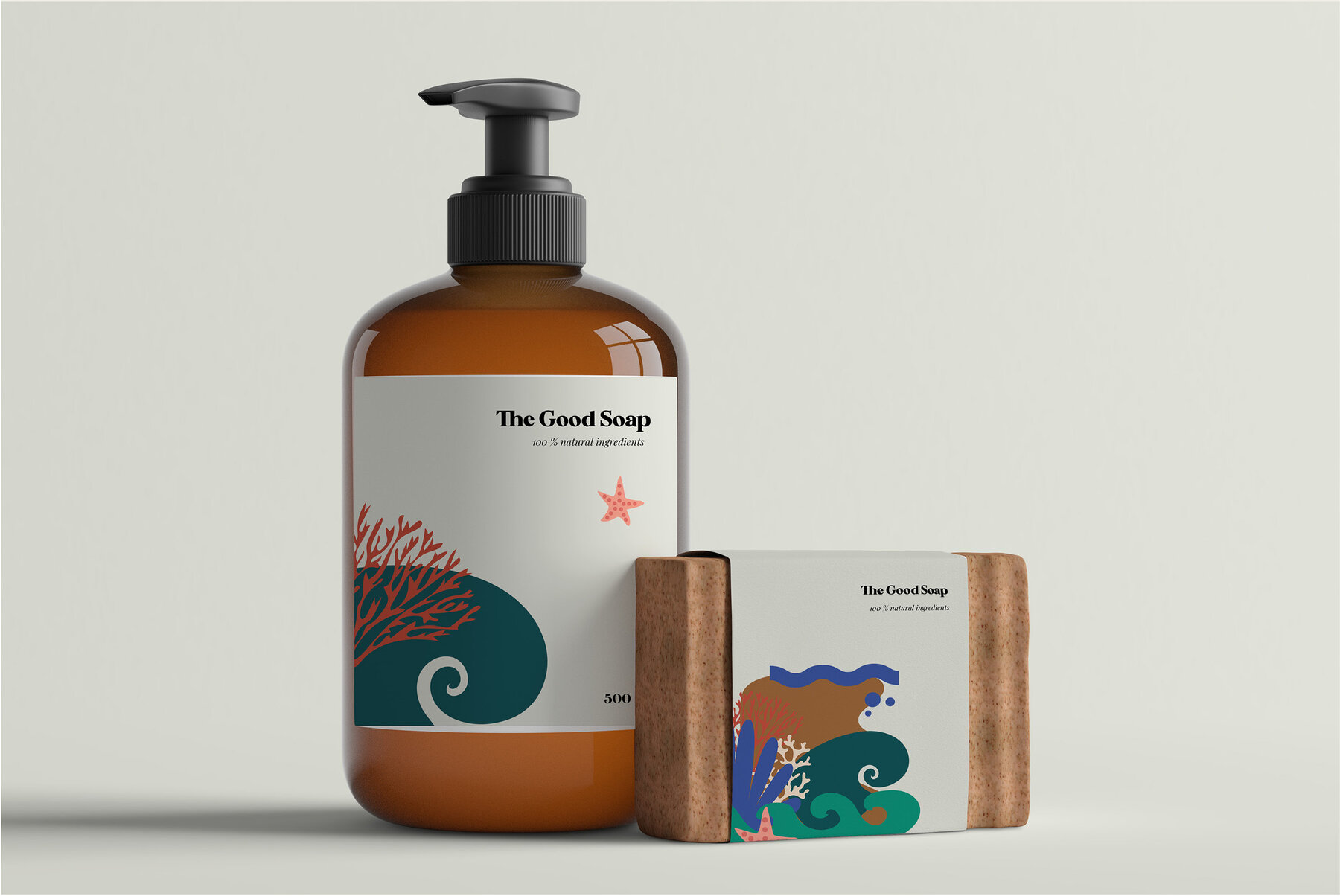 Ocean Deep Abstract Shapes   Illustrations 11