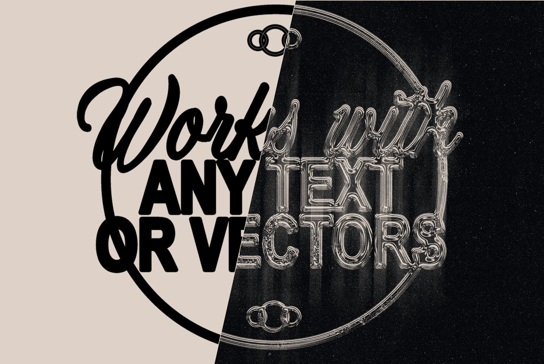 Distressed Metallic Type Effect 3