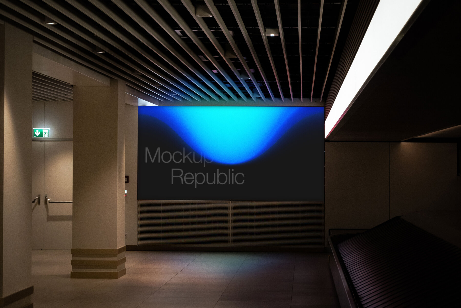 Airport Screen Mockup 004 4
