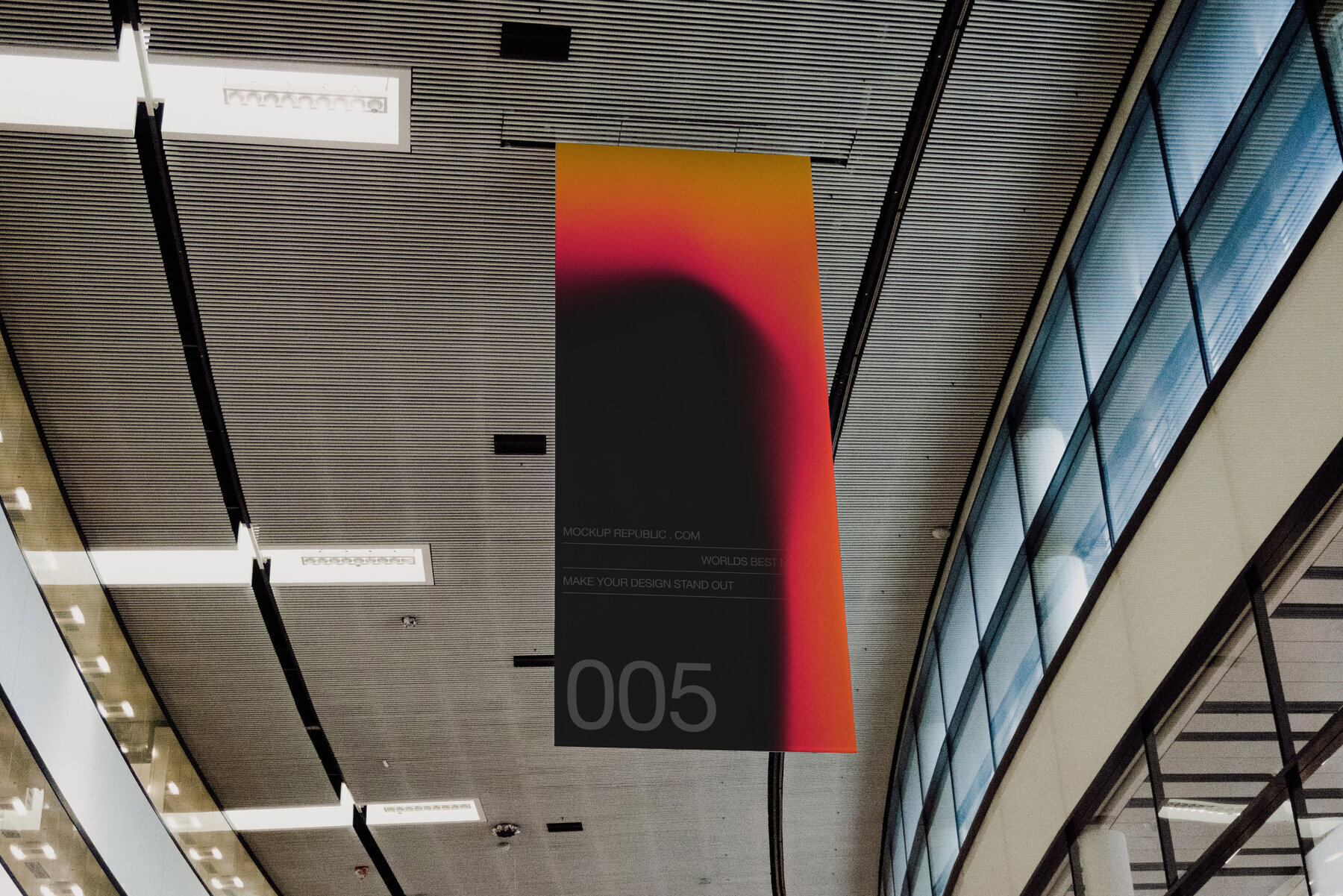 Airport Billboard Mockup 005 3