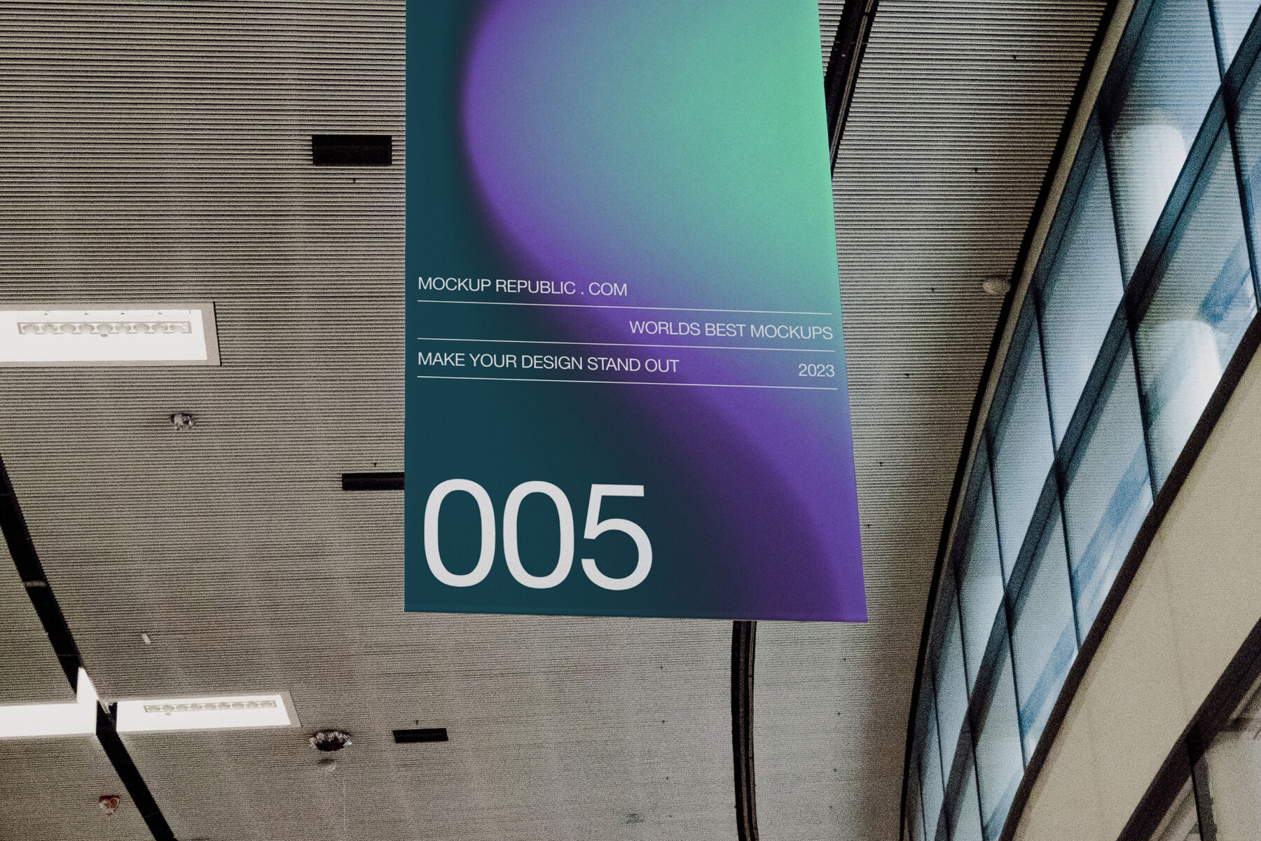 Airport Billboard Mockup 005 5