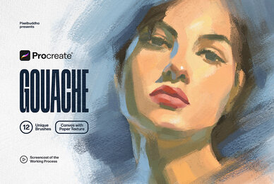 Procreate Gouache Brushes Collection