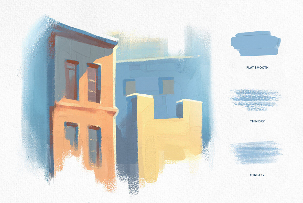 Procreate Gouache Brushes Collection 6