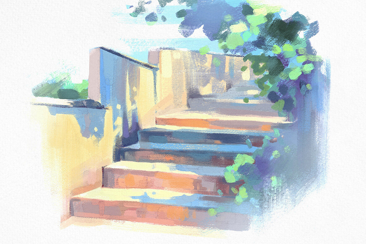 Procreate Gouache Brushes Collection 7