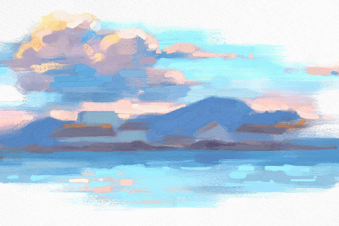 Procreate Gouache Brushes Collection 8