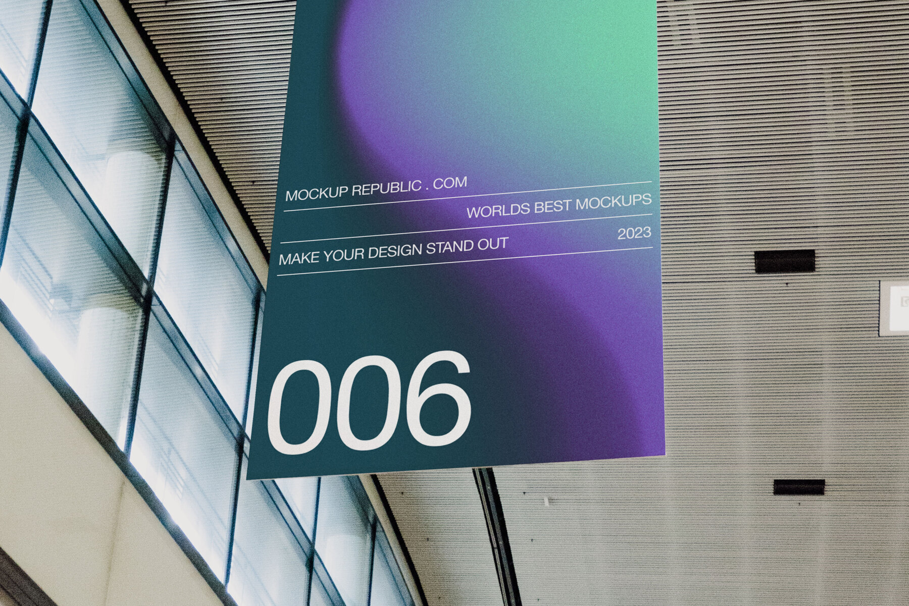 Airport Billboard Mockup 006 3