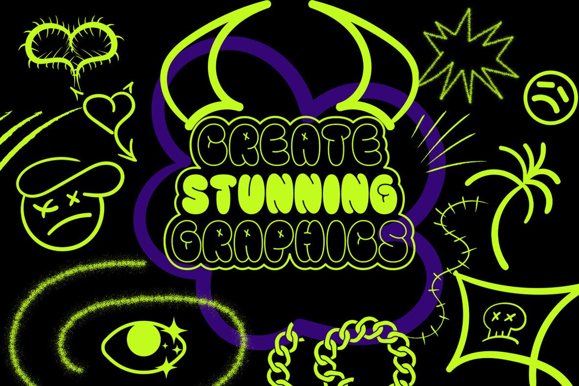 Graffiti Toolkit   260 Hand Drawn Graphics 3