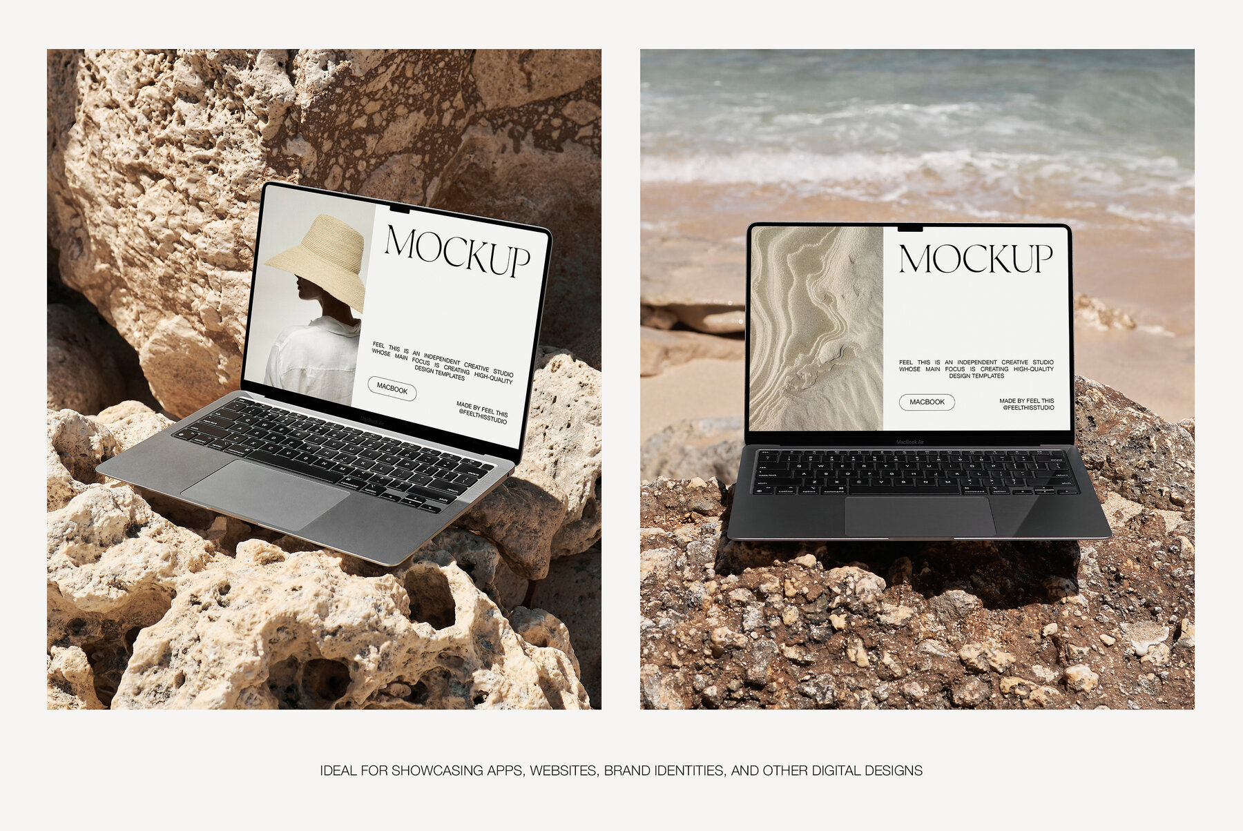 MacBook Air Mockups for Photoshop Psd 4