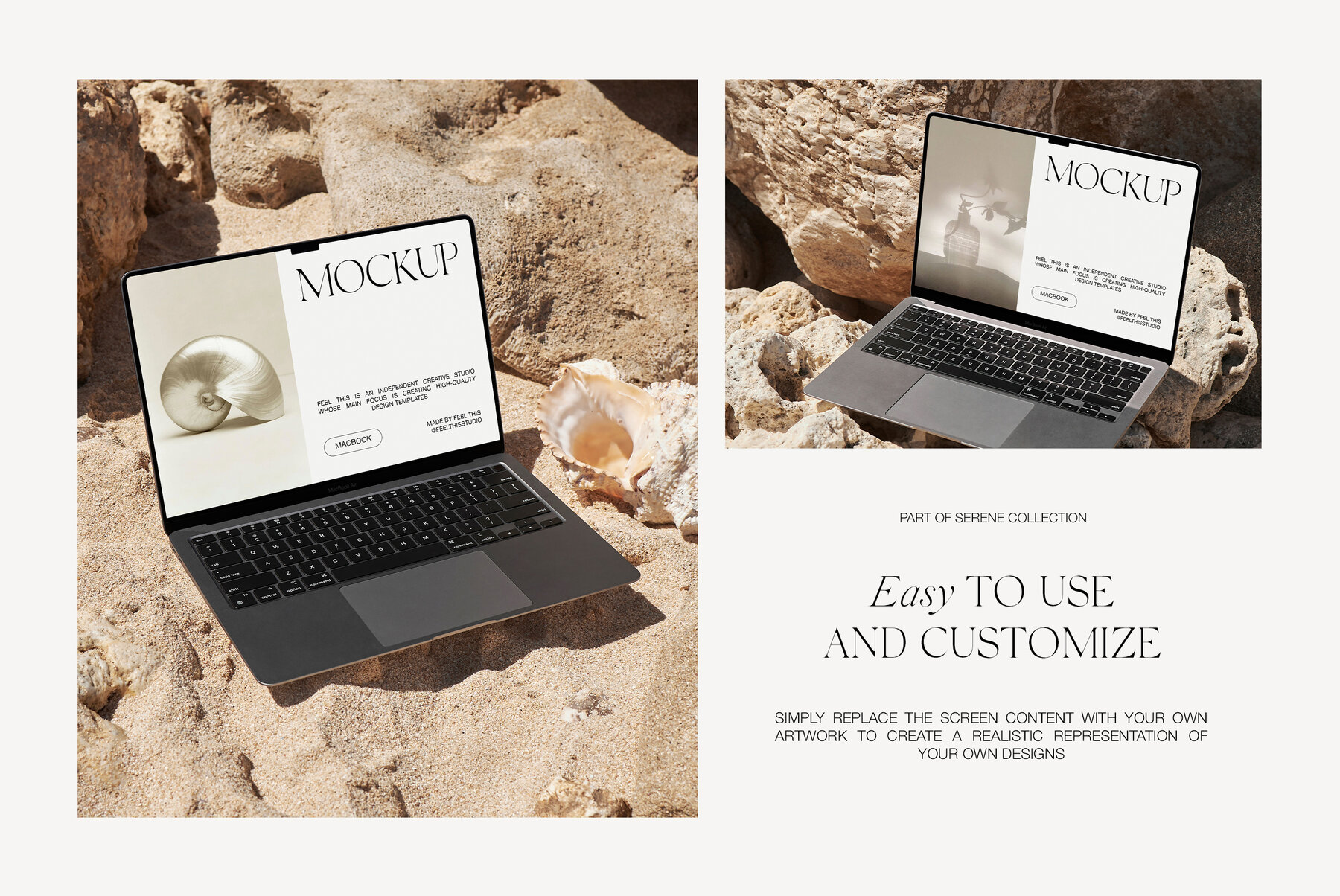 MacBook Air Mockups for Photoshop Psd 5