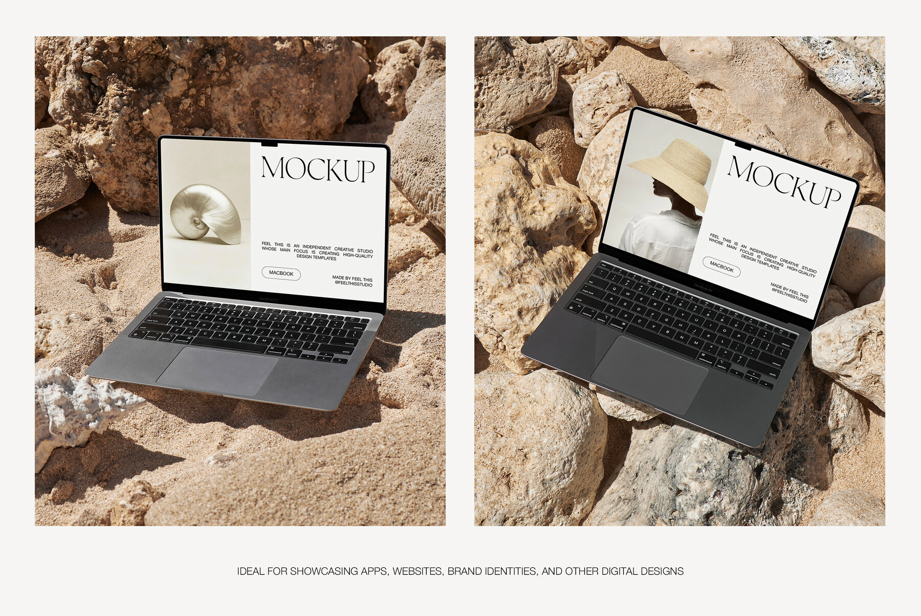 MacBook Air Mockups for Photoshop Psd 6
