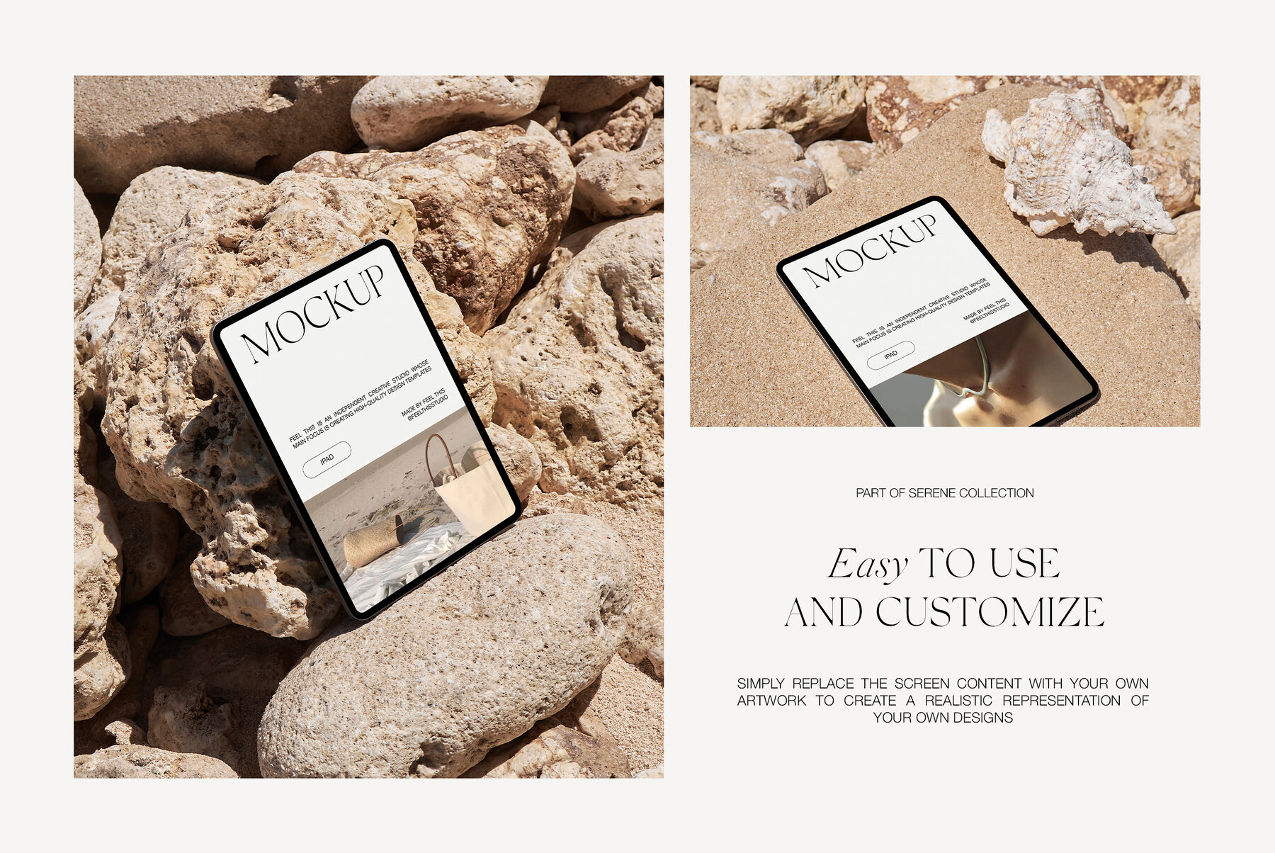 iPad Air Mockups for Photoshop Psd 5