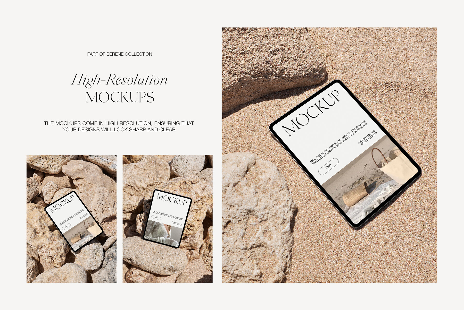 iPad Air Mockups for Photoshop Psd 6