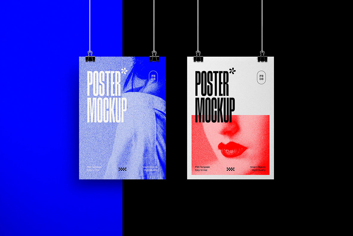 Original Poster Mockups Bundle 4