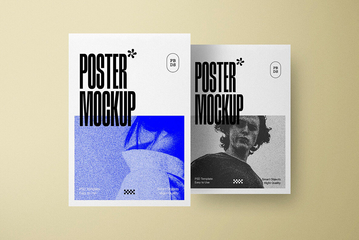 Original Poster Mockups Bundle 5