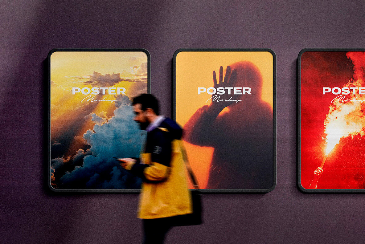 Original Poster Mockups Bundle 10