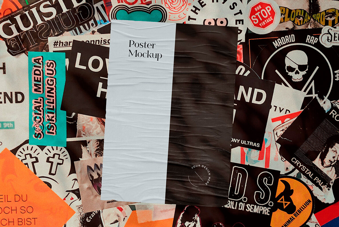 Original Poster Mockups Bundle 22