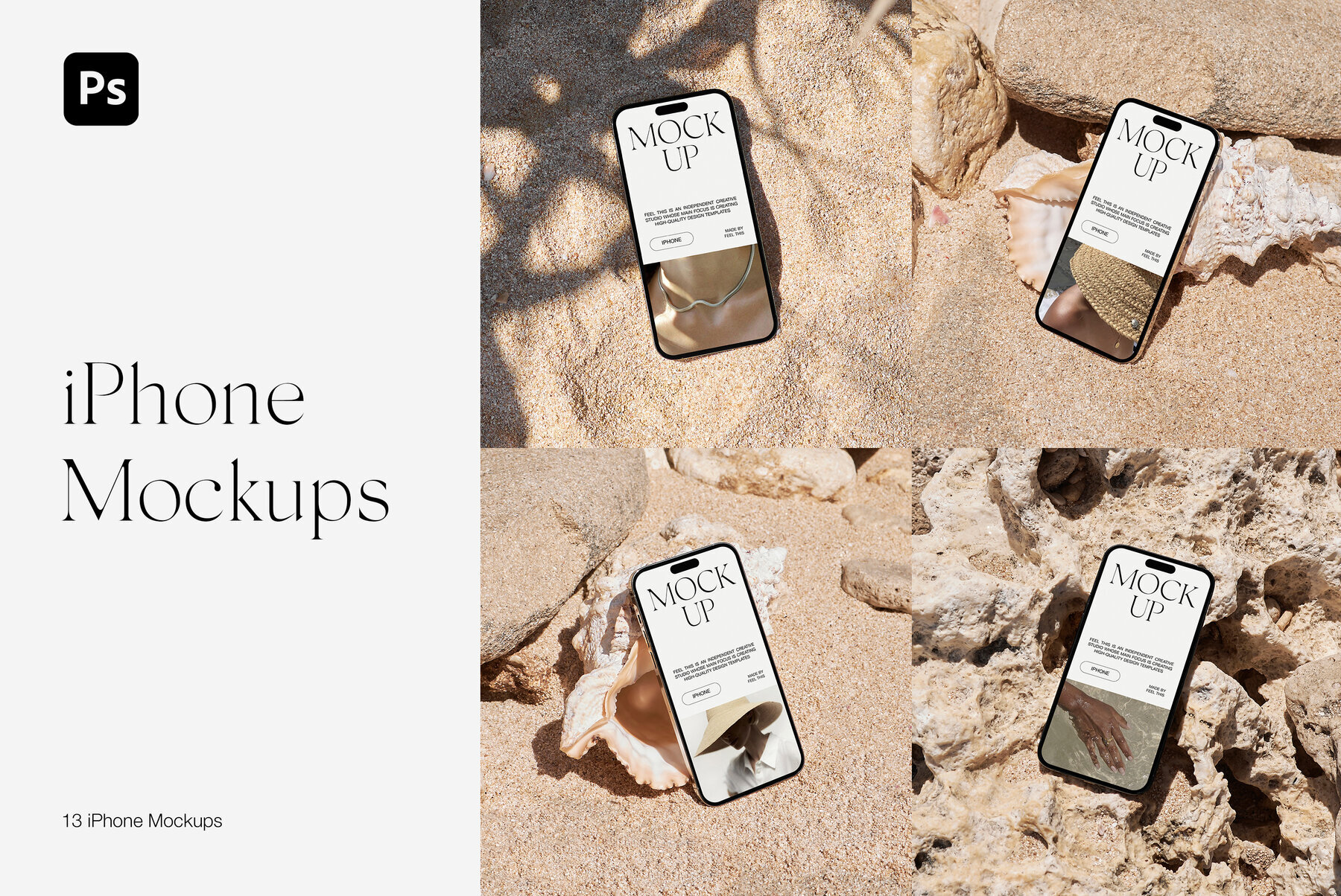 iPhone 14 Pro Mockups for Photoshop Psd 1