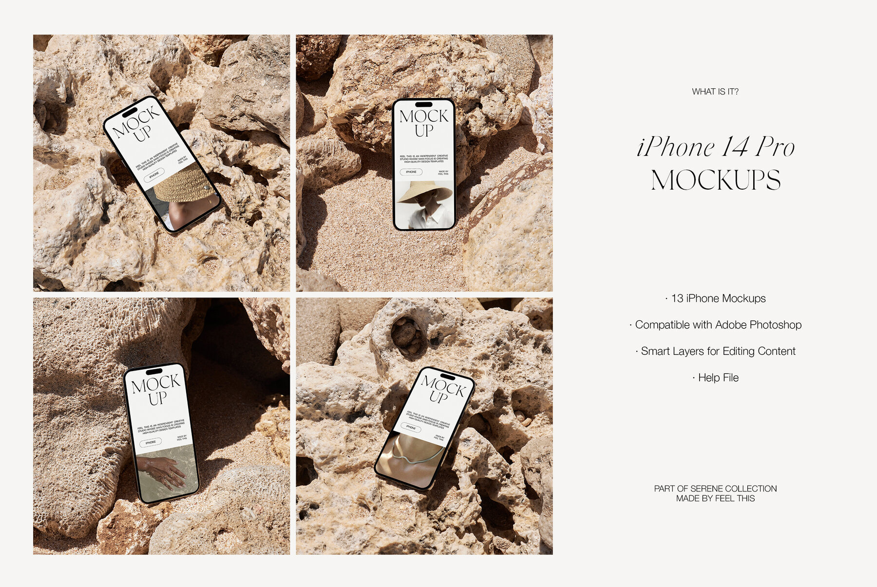 iPhone 14 Pro Mockups for Photoshop Psd 2