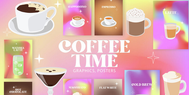 Coffee Time Art Set