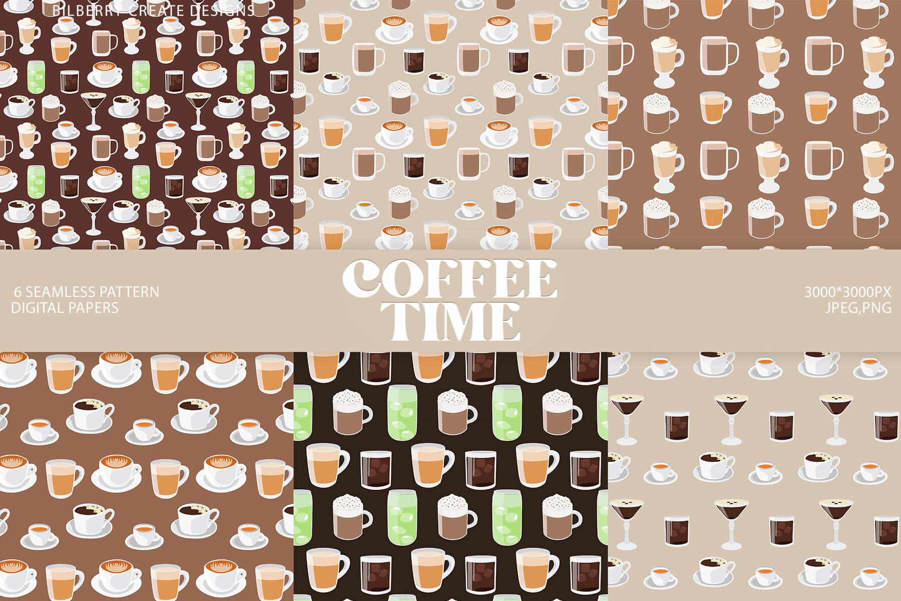 Coffee Time Art Set 2