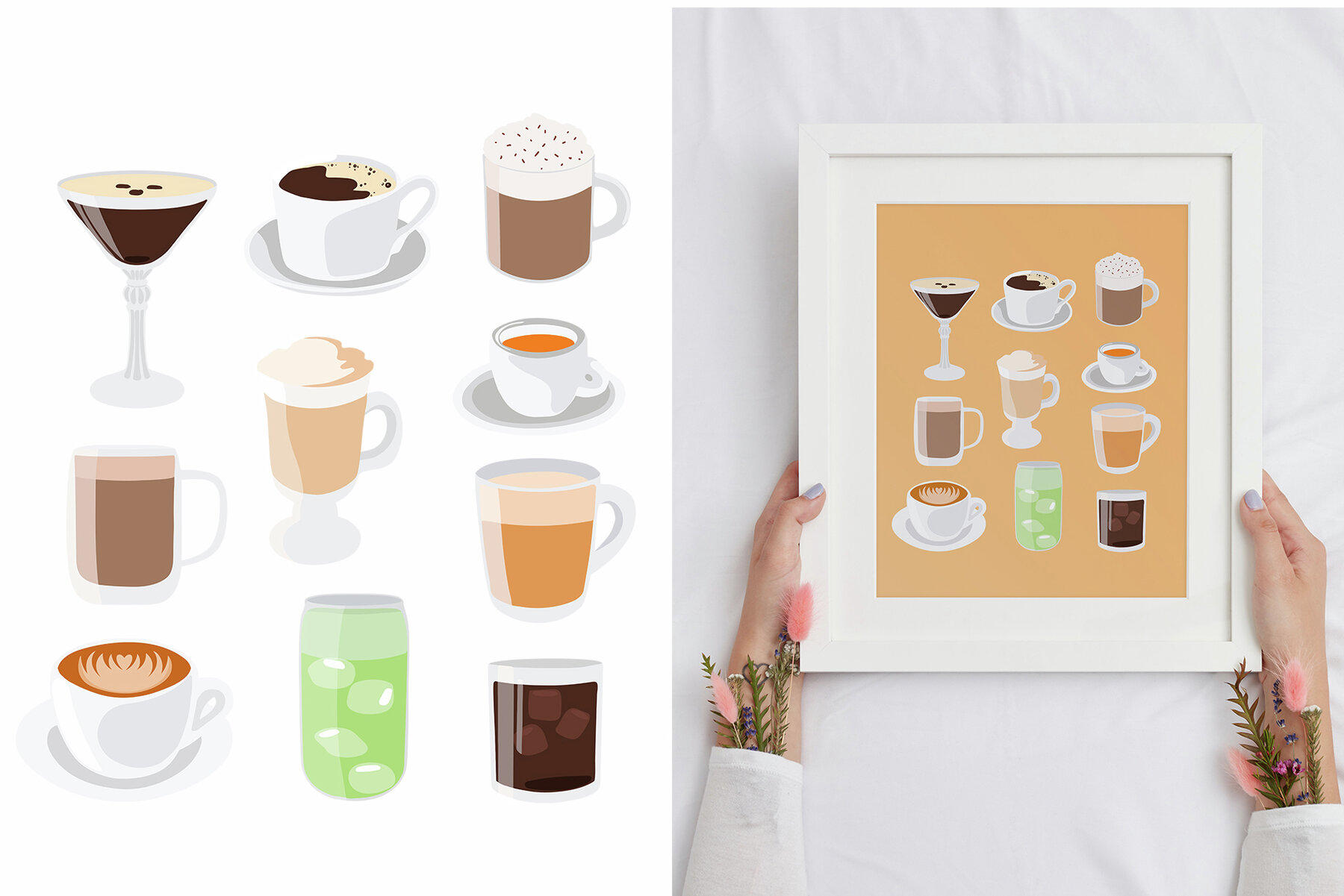 Coffee Time Art Set 8