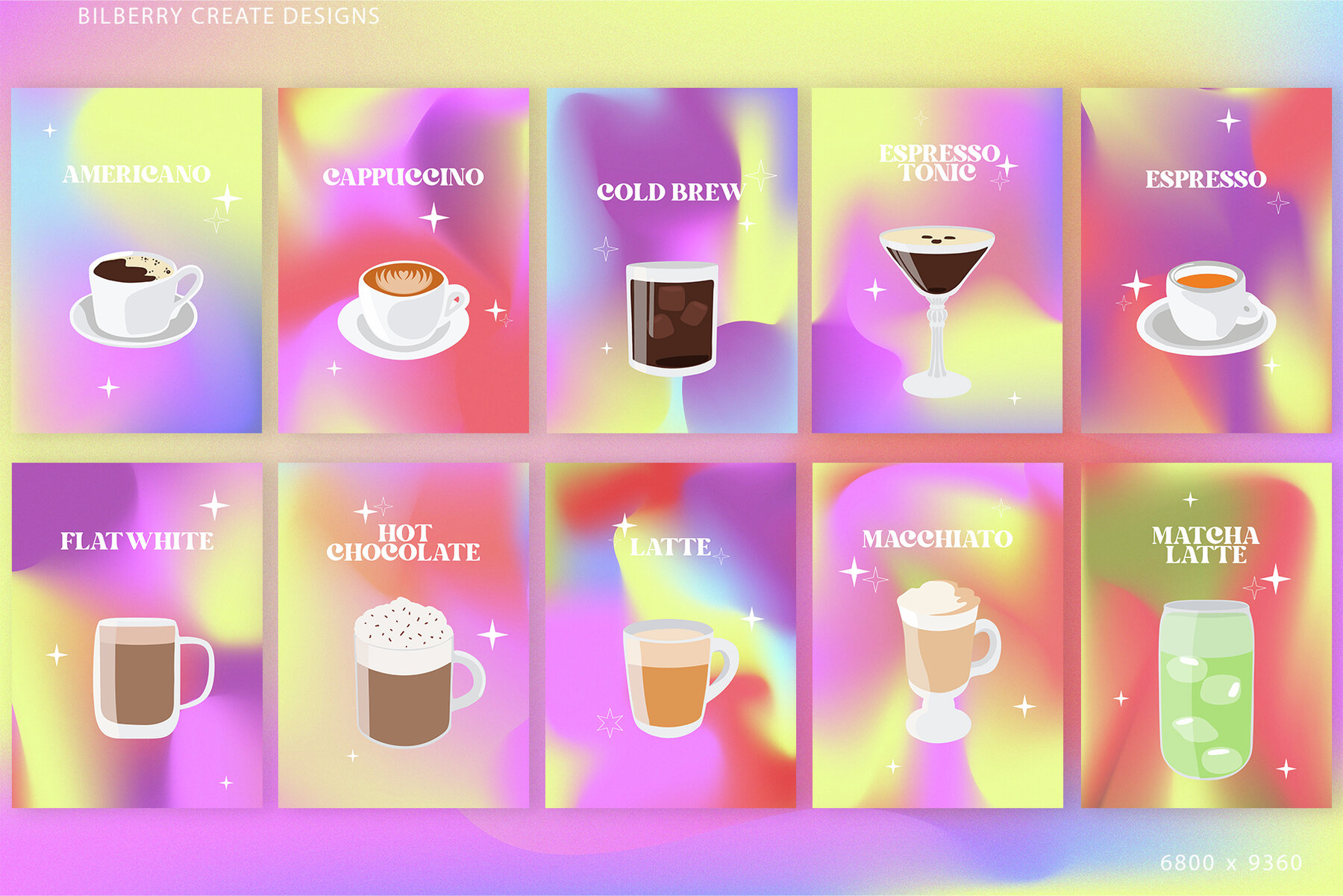 Coffee Time Art Set 10