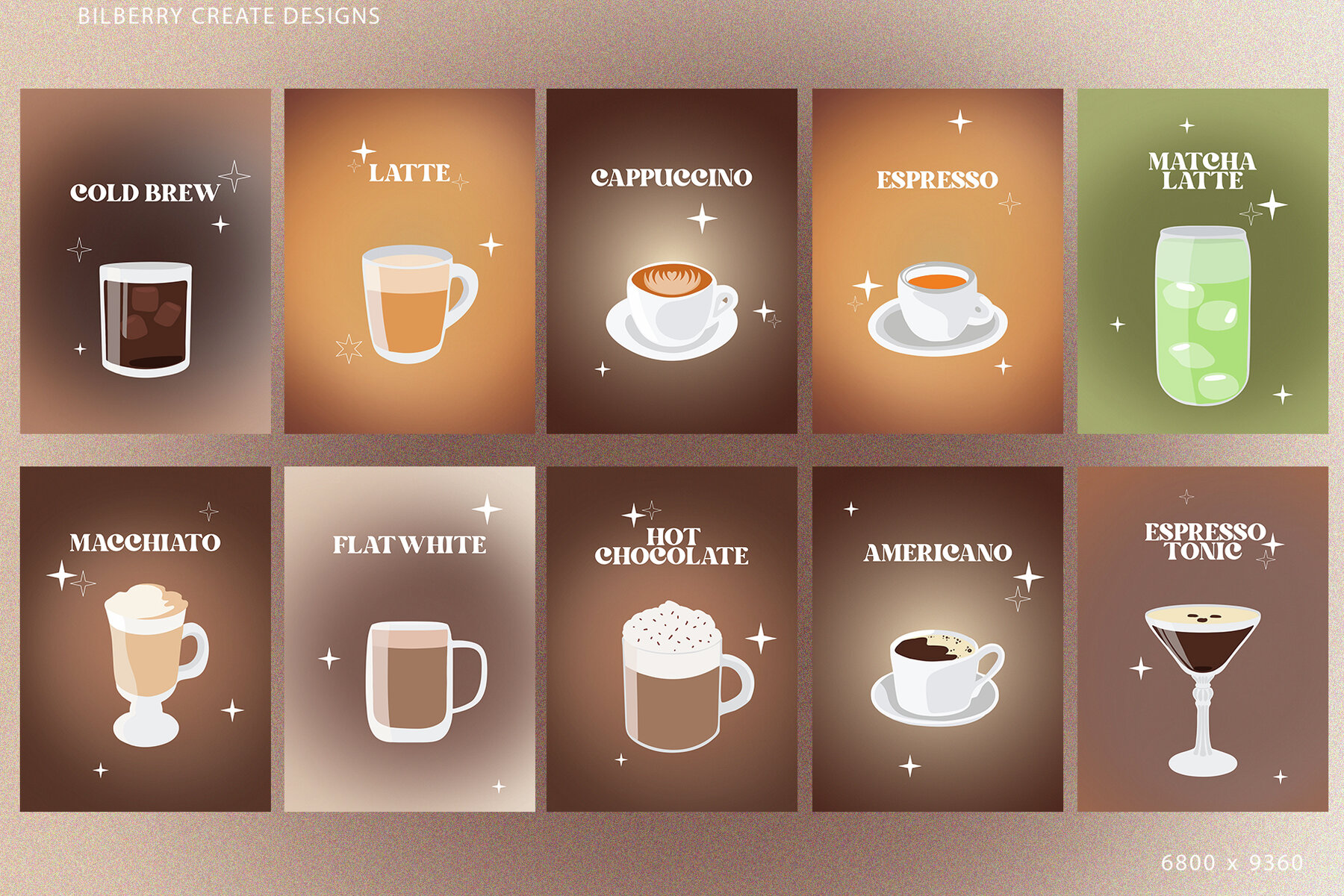 Coffee Time Art Set 11