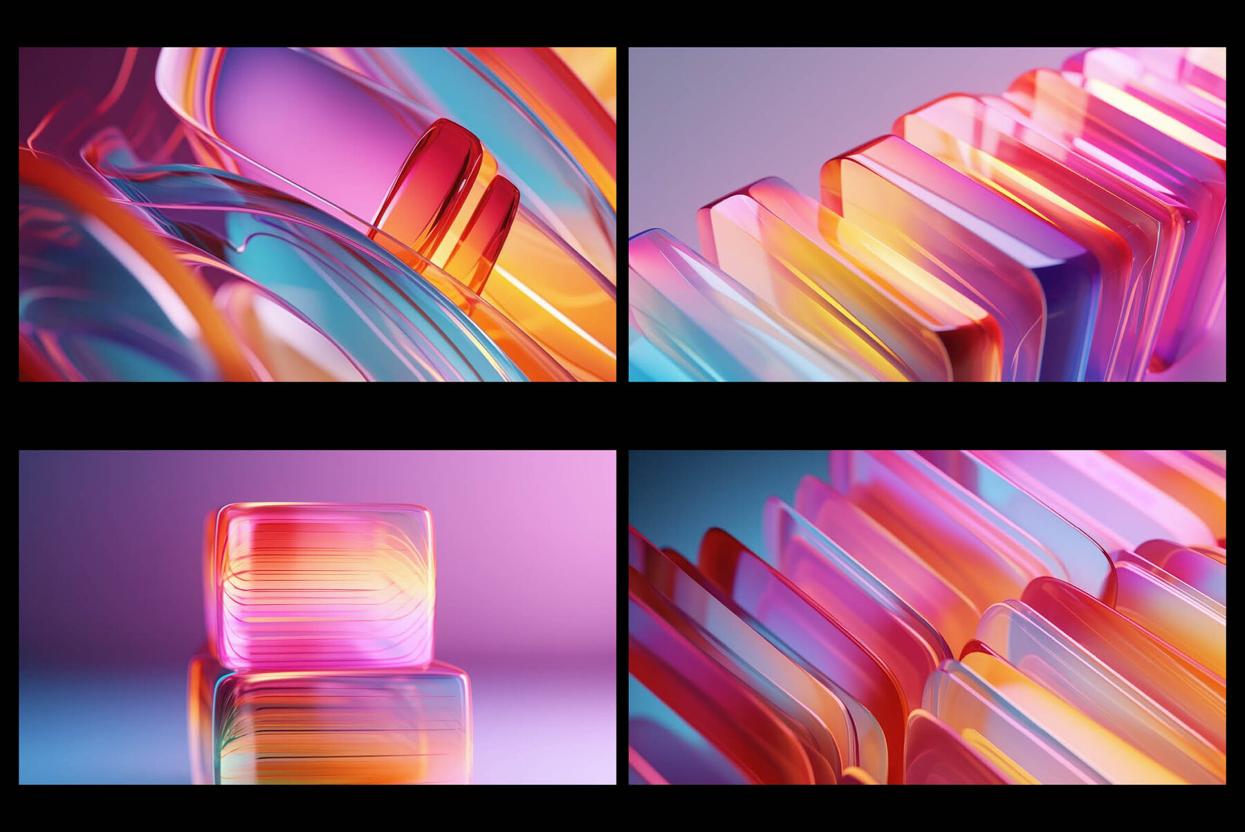 Glassy 3D Backgrounds Series V 1 9