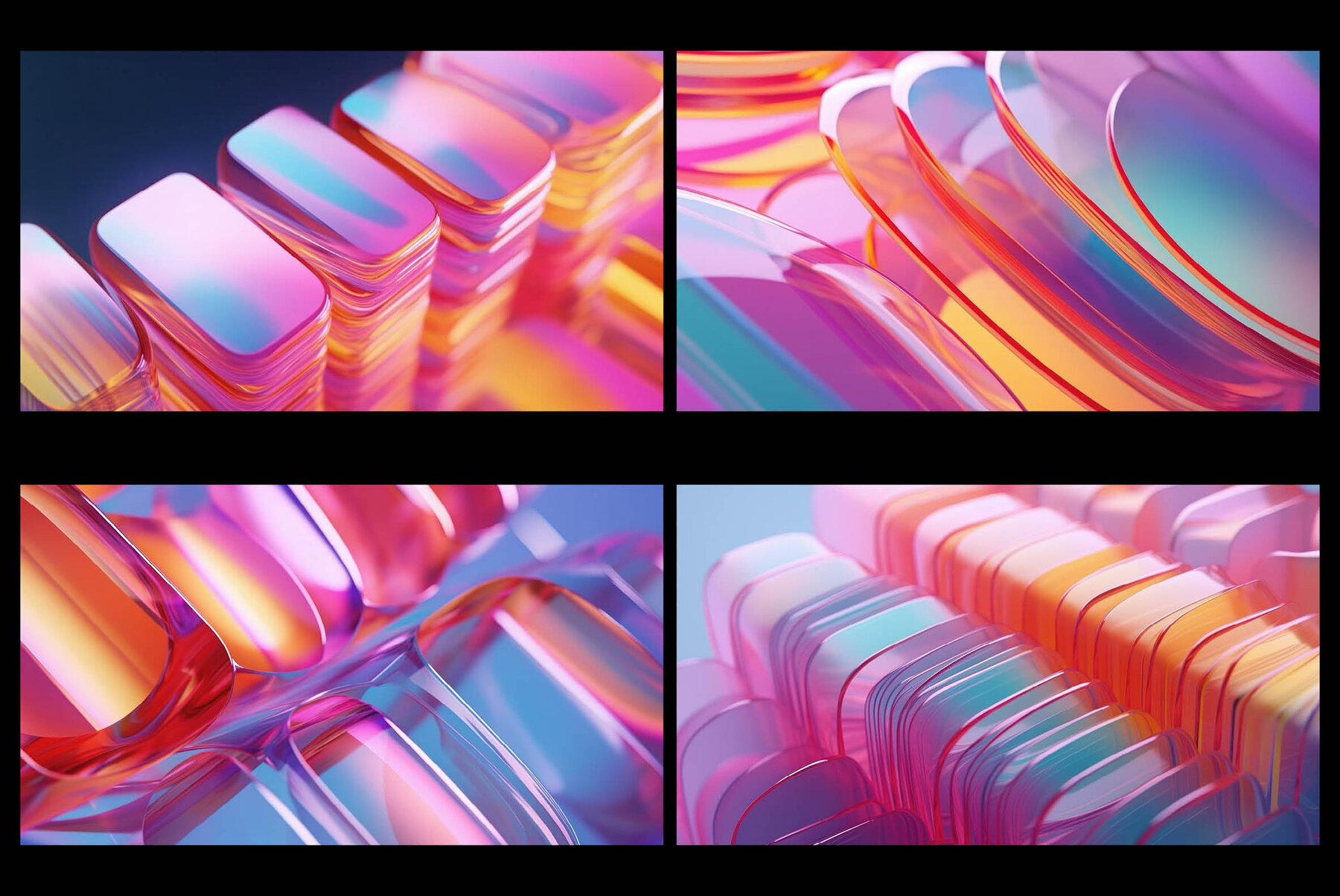 Glassy 3D Backgrounds Series V 1 11