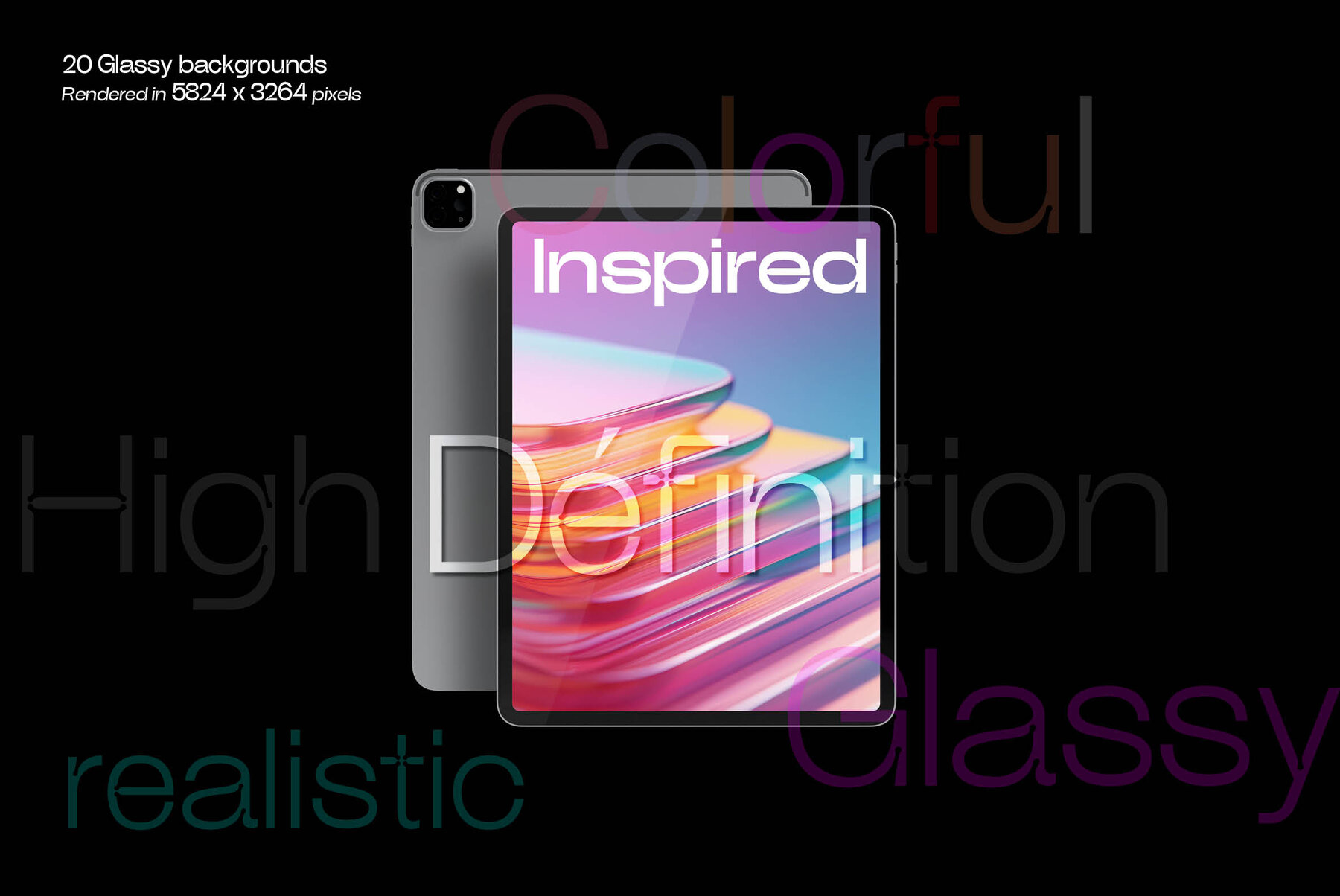 Glassy 3D Backgrounds Series V 1 12