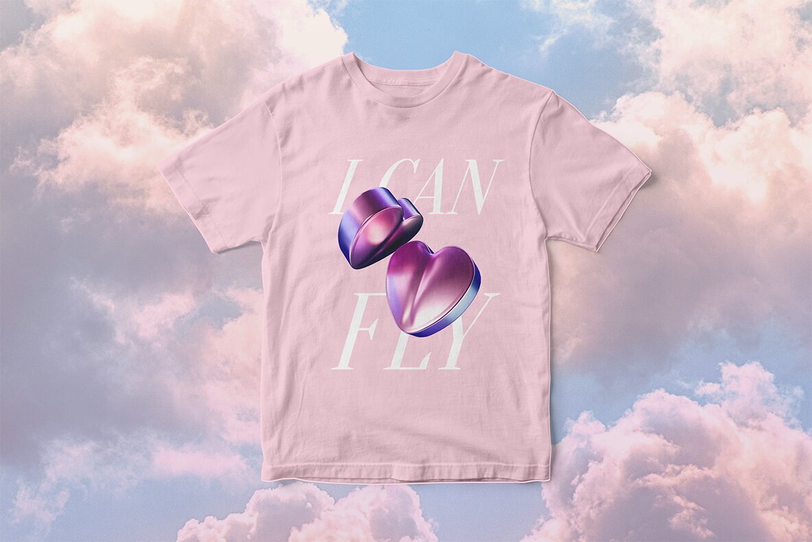 3D Heart Objects   Digital Love 4