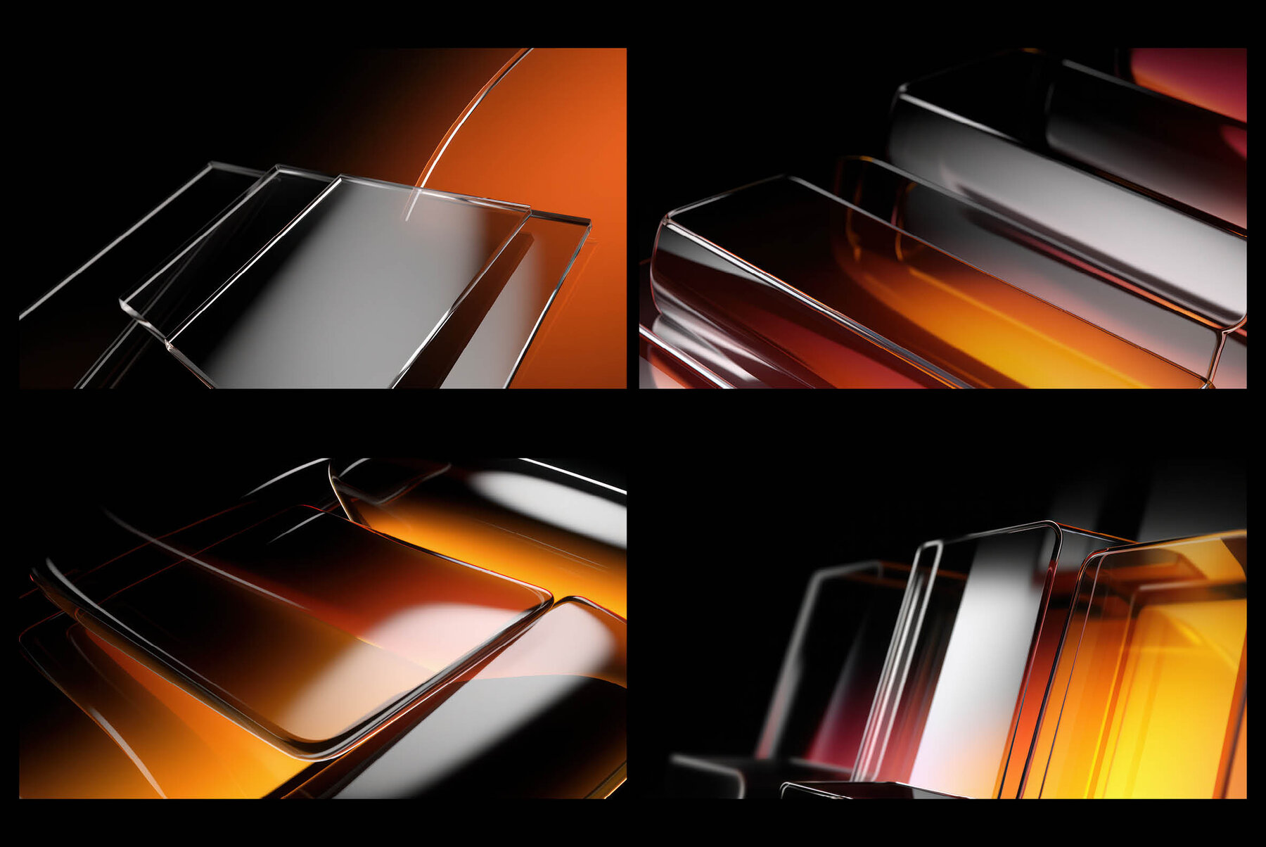 Glassy 3D Backgrounds Series V 2 8