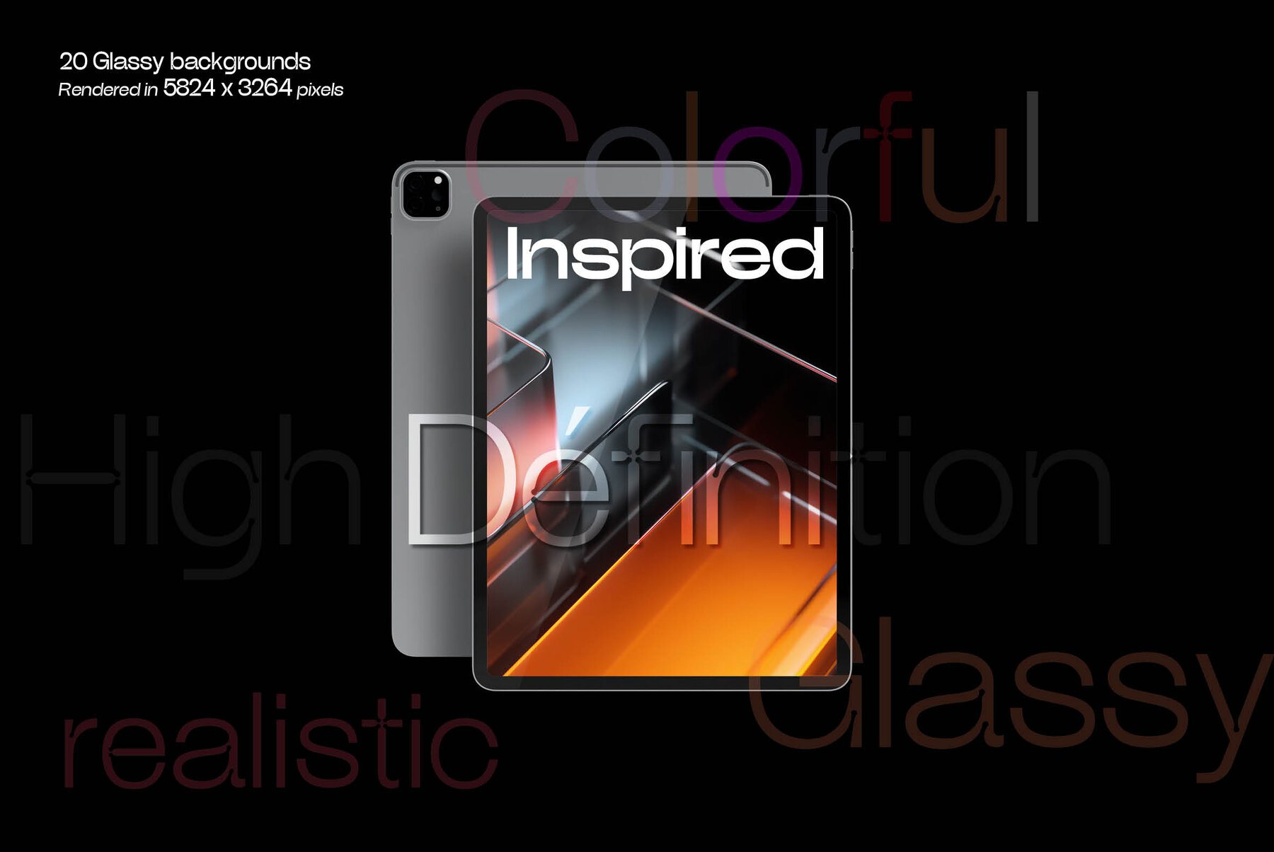 Glassy 3D Backgrounds Series V 2 12