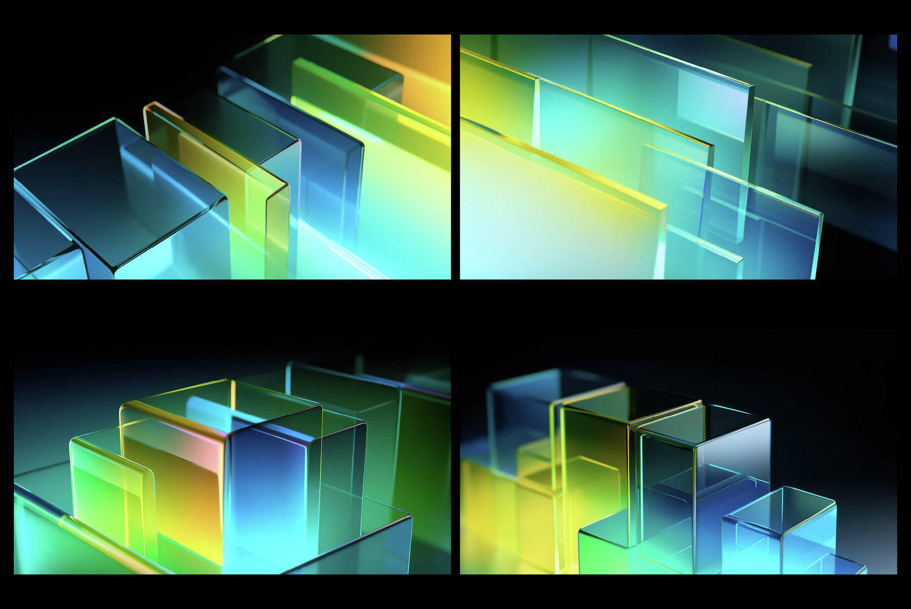 Glassy 3D Backgrounds Series V 3 10