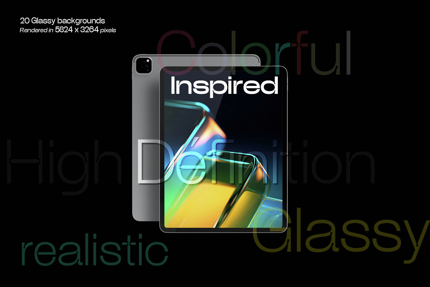 Glassy 3D Backgrounds Series V 3 12