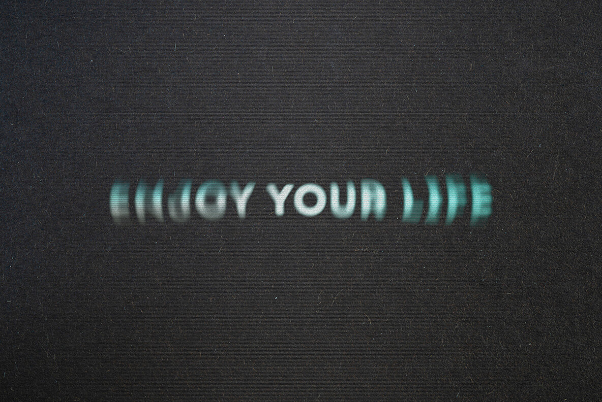 Ghosted Distortion Text Effect 5