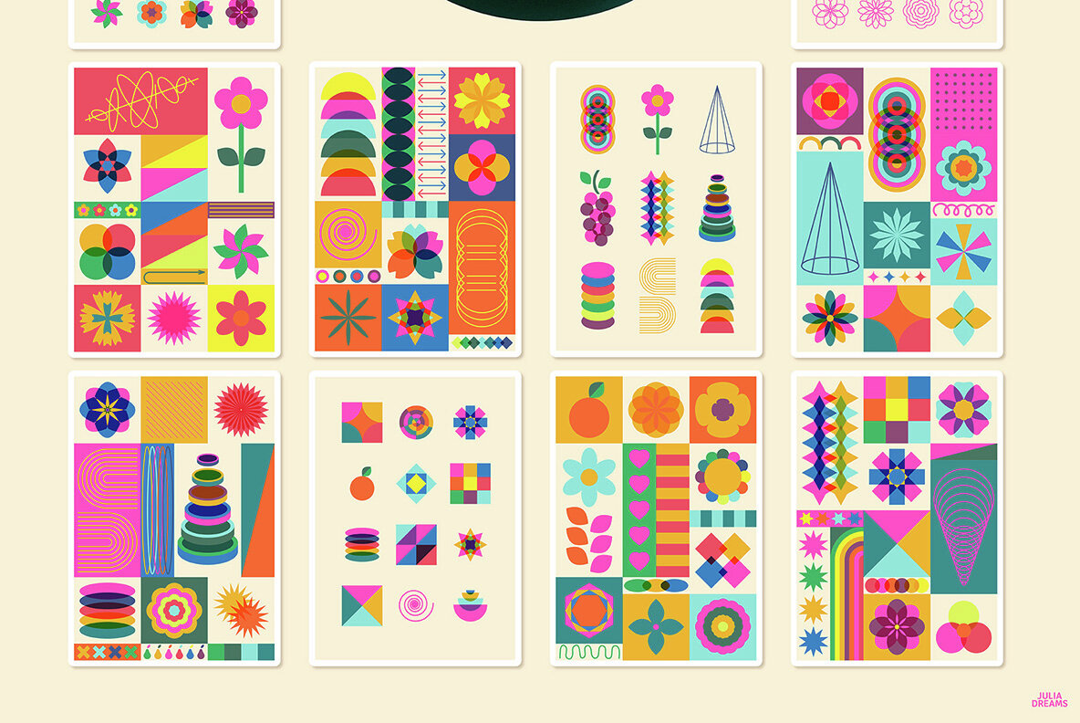 Retro Risograph Geometry Creator 6