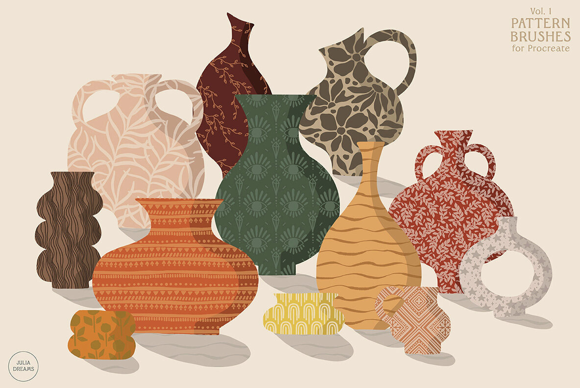 Pattern Brushes For Procreate Vol 1 3