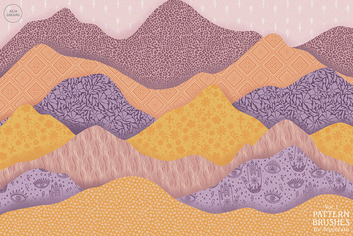 Pattern Brushes For Procreate Vol 1 4