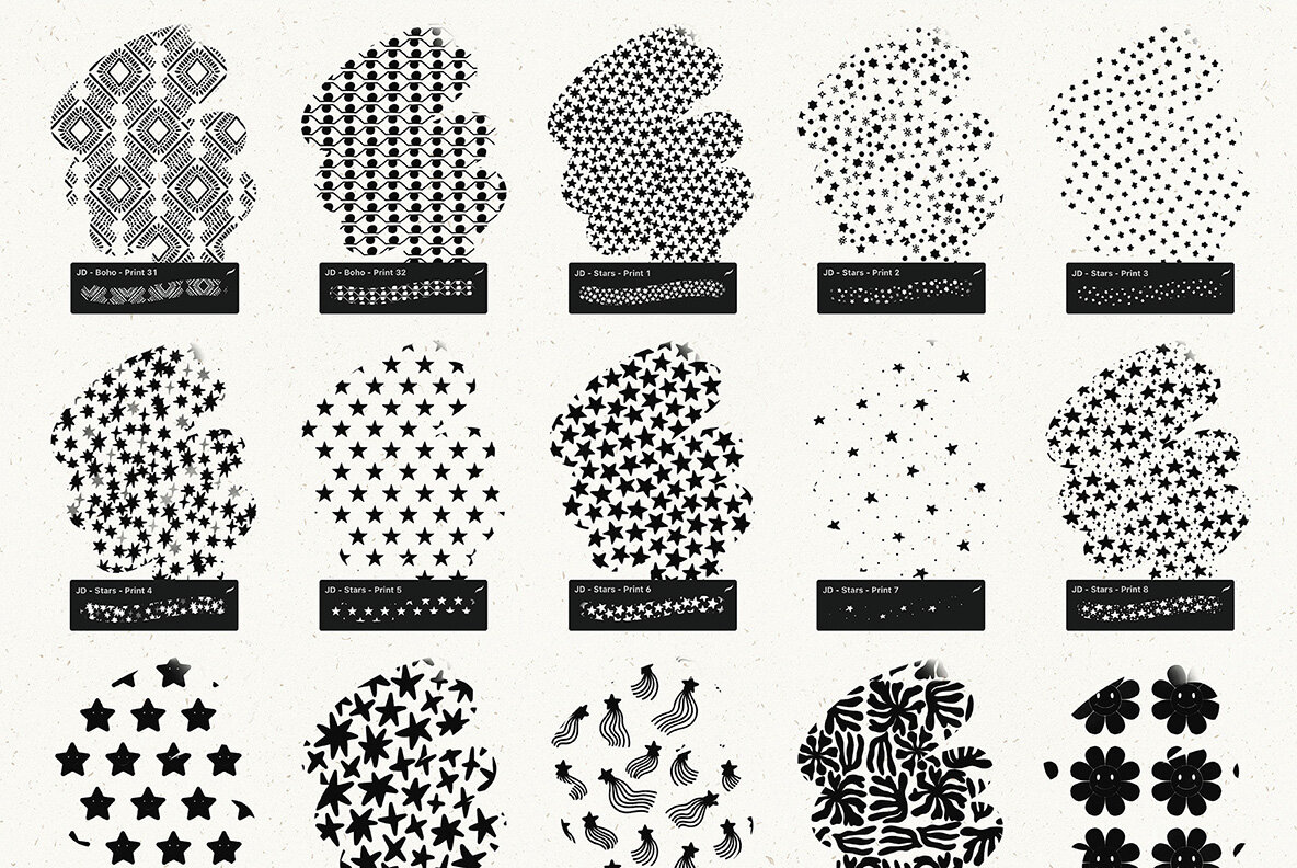 Pattern Brushes For Procreate Vol 1 8